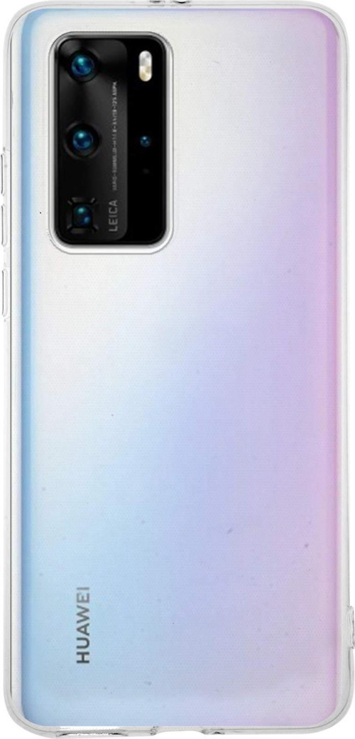 Huawei P40 Pro Kapak 1mm Şeffaf Silikon Kılıf