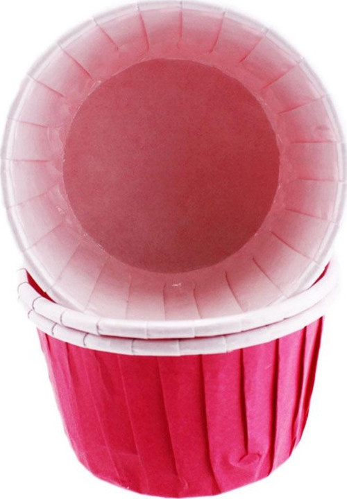 Cupcake Kalıbı Küçük Boy Düz Renk 44X35 MM (100 Adet) Fuşya