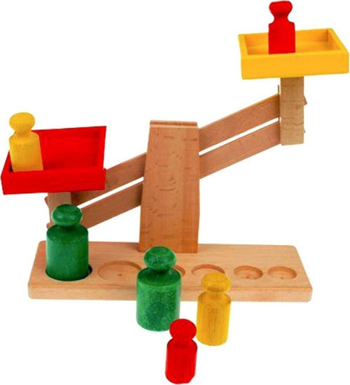 Woodoy Ahşap Terazi Denge Oyunu Montessori Eğitim Sistemi Denge Oyuncağı