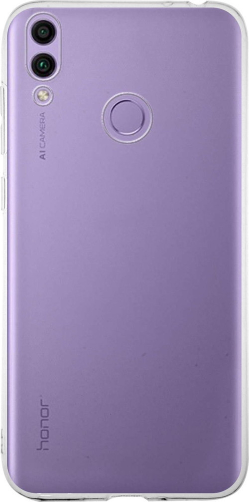 Huawei Honor 8c Kapak 1mm Şeffaf Silikon Kılıf