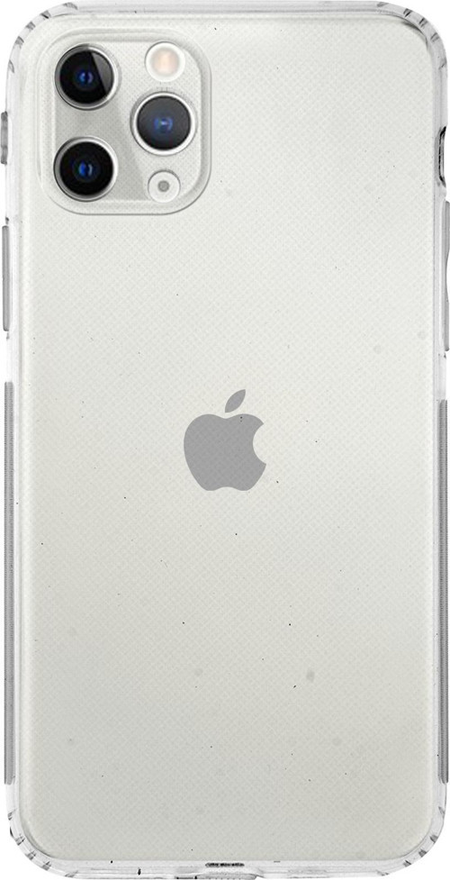 Apple iPhone 11 Pro Max Kapak Kamera Korumalı Tıpalı Şeffaf Silikon Kılıf