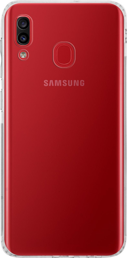 Samsung Galaxy A20 Kapak Kamera Korumalı Tıpalı Şeffaf Silikon Kılıf
