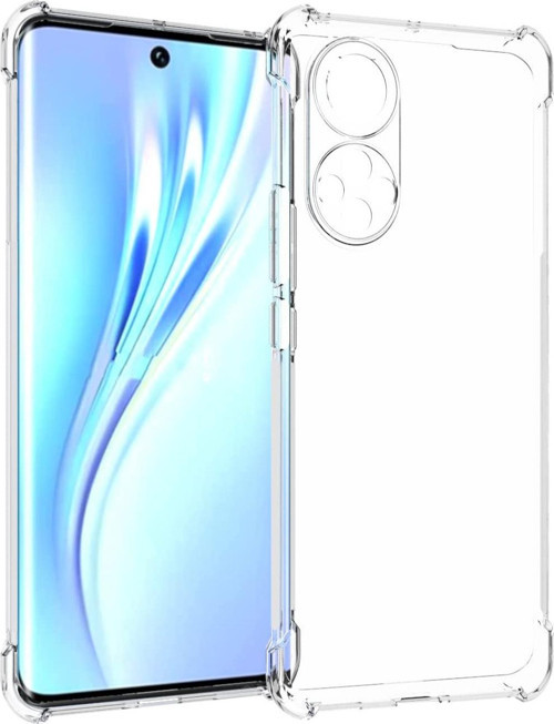 Huawei Nova 9 Kapak Kamera Korumalı Antişok Airbag Köşe Korumalı Silikon Şeffaf Kılıf