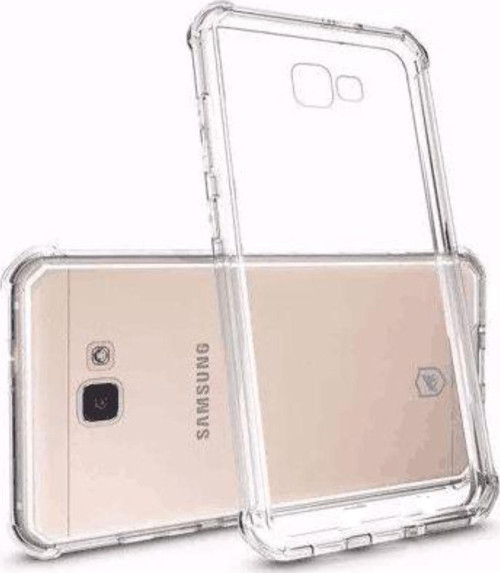 Samsung Galaxy J7 Prime 2 Kapak Kamera Korumalı Antişok Airbag Köşe Korumalı Silikon Şeffaf Kılıf