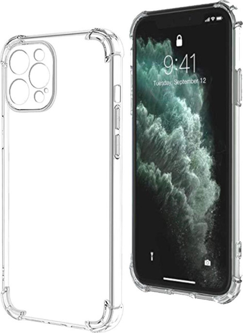 Apple iPhone 11 Pro Kapak Kamera Korumalı Antişok Airbag Köşe Korumalı Silikon Şeffaf Kılıf