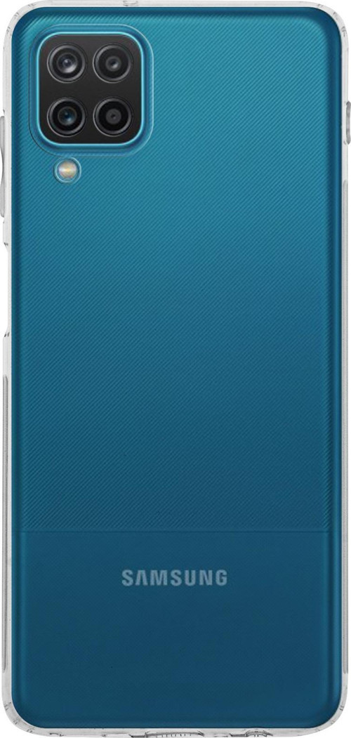 Samsung Galaxy A12 Kapak Kamera Korumalı Tıpalı Şeffaf Silikon Kılıf