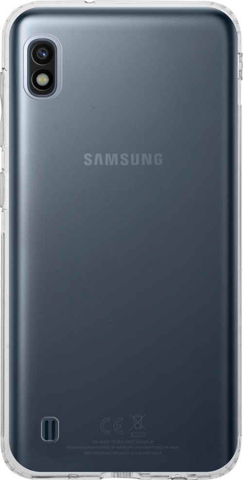 Samsung Galaxy A10 Kapak Kamera Korumalı Tıpalı Şeffaf Silikon Kılıf