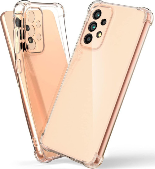 Samsung Galaxy A33 5G Kapak Kamera Korumalı Şeffaf Airbag Antishock Köşe Korumalı Silikon Kılıf