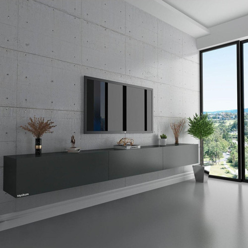 Duvara Monte Tv Sehpası Antrasit S6108-4