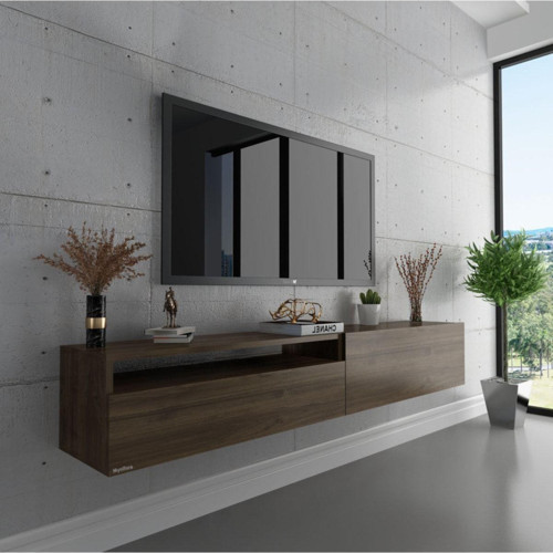 Duvara Monte Tv Sehpası Ceviz S6110-2