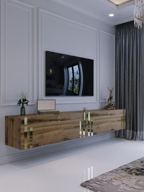Duvara Monte Tv Sehpası Çırağan Gold G6300-3