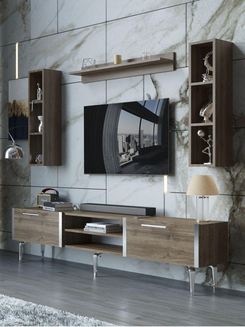 Festival Tv Ünitesi S3009-2-Y1-D1 Silver Ceviz