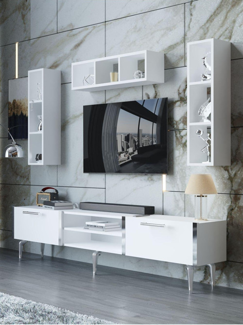 Festival Tv Ünitesi S3006-1-Y1-D1 Silver Beyaz
