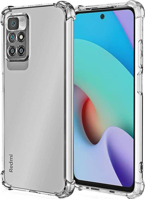 Xiaomi Redmi 10 2022 Kapak Kamera Korumalı Antişok Airbag Köşe Korumalı Silikon Şeffaf Kılıf