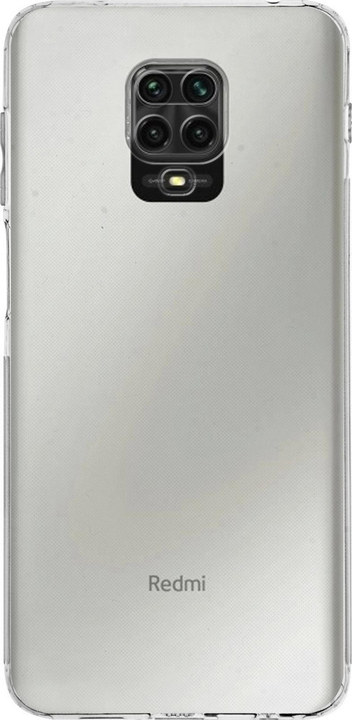 Xiaomi Redmi Note 9 Pro Kapak Kamera Korumalı Tıpalı Şeffaf Silikon Kılıf
