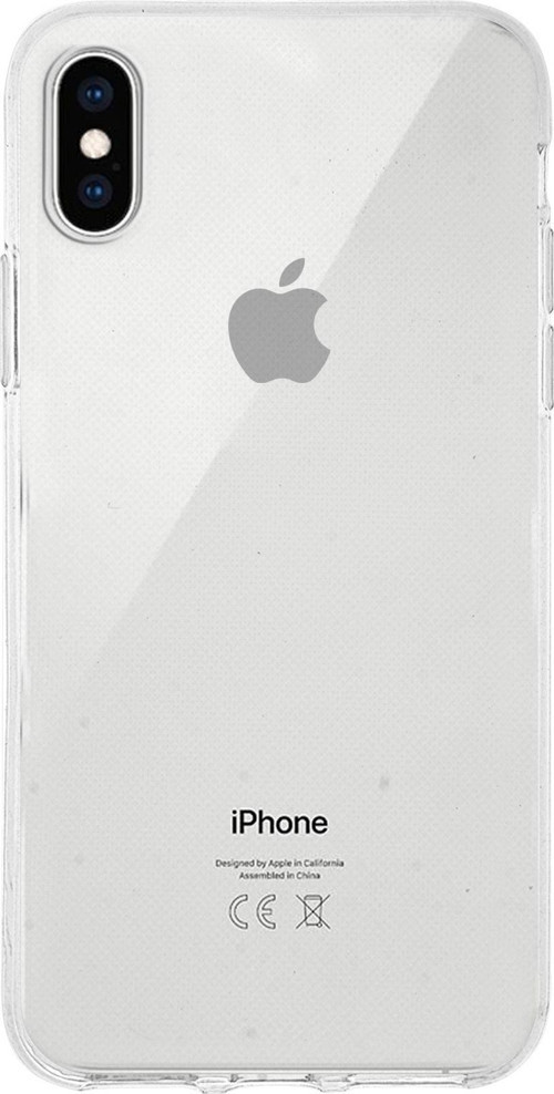Apple iPhone XS Kapak 1mm Şeffaf Silikon Kılıf