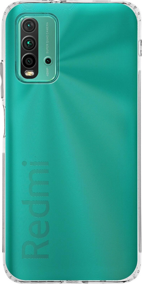 Xiaomi Redmi 9T Kapak Kamera Korumalı Tıpalı Şeffaf Silikon Kılıf