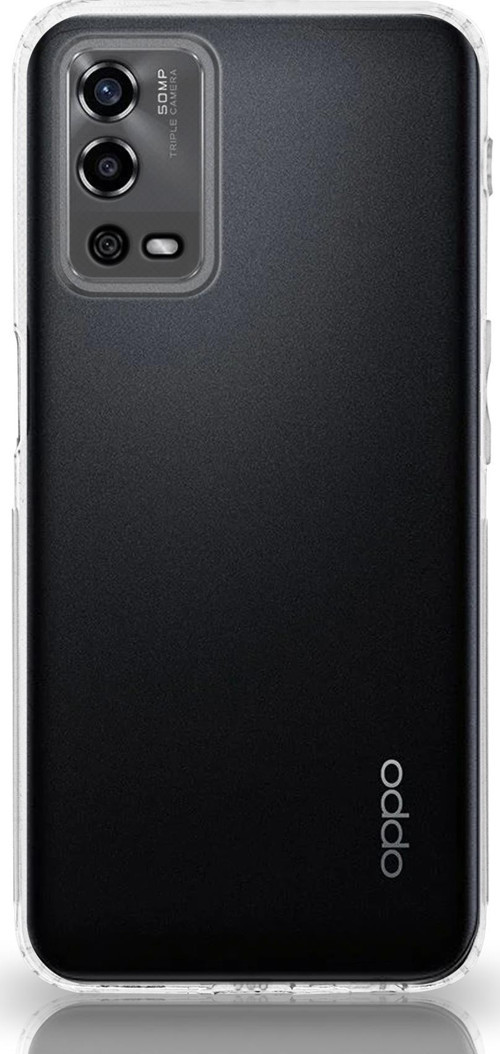 Oppo A55 Kapak Tıpalı Kamera Korumalı Şeffaf Premier Kılıf