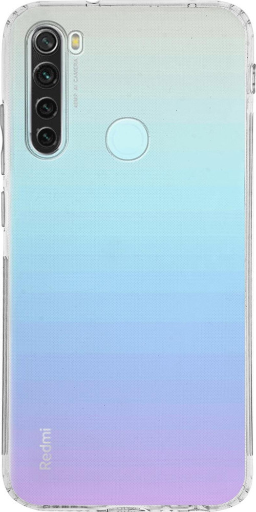 Xiaomi Redmi Note 8 Kapak Kamera Korumalı Tıpalı Şeffaf Silikon Kılıf