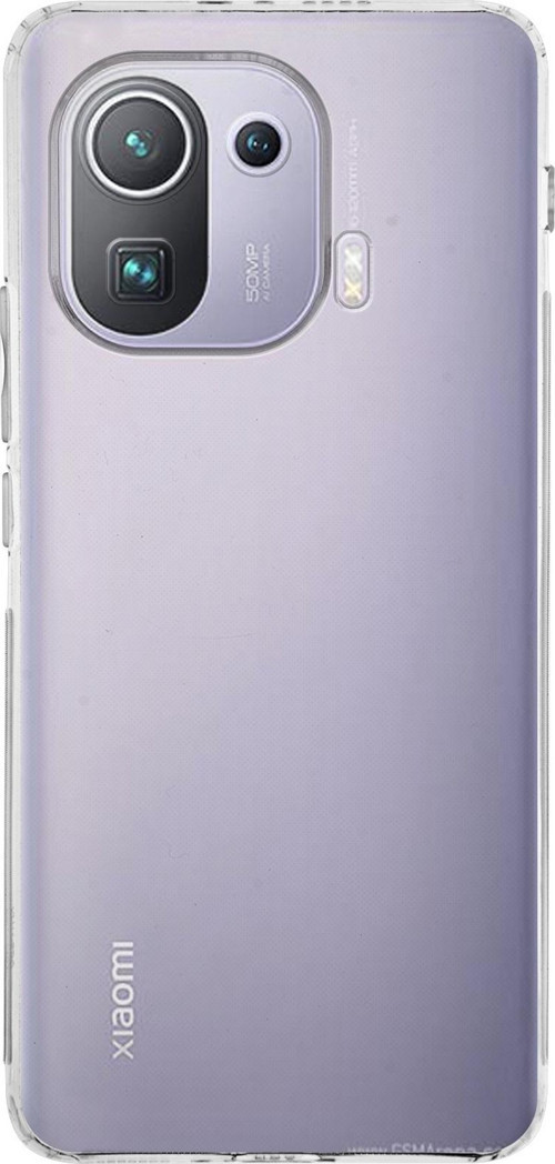 Xiaomi Mi 11 Pro Kapak Kamera Korumalı Tıpalı Şeffaf Silikon Kılıf