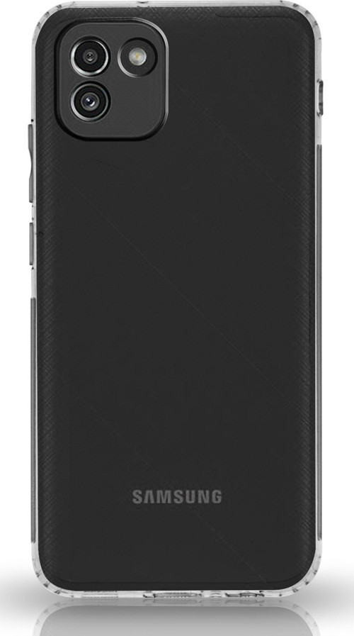 Samsung Galaxy A03 Tıpalı Kamera Korumalı Şeffaf Premier Kılıf