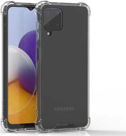 Samsung Galaxy A22 Kapak Şeffaf Airbag Antishock Köşe Korumalı Silikon Kılıf