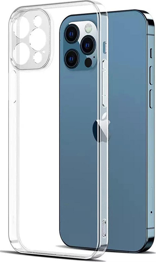 Apple iPhone 12 Pro Max Tıpalı Kamera Korumalı Şeffaf Premier Kılıf