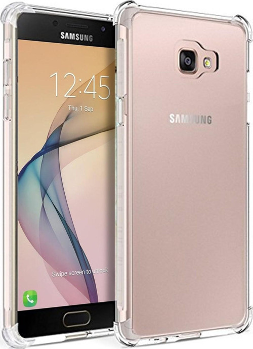 Samsung Galaxy J7 Prime Şeffaf Airbag Antishock Köşe Korumalı Silikon Kılıf