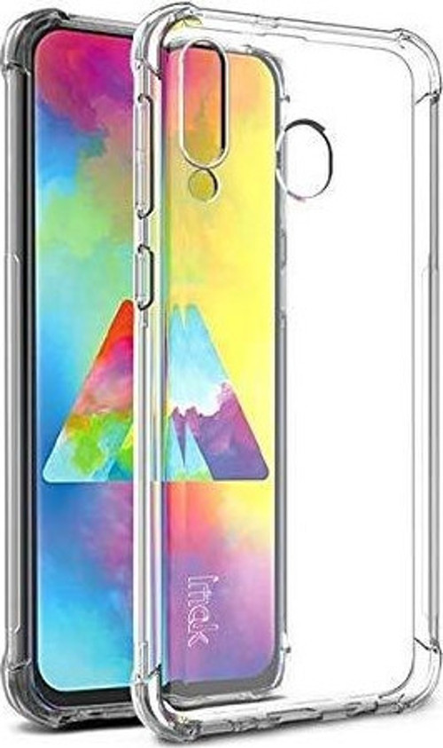 Samsung Galaxy M40 Şeffaf Airbag Antishock Köşe Korumalı Silikon Kılıf