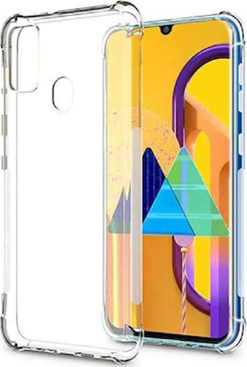 Samsung Galaxy M31 Şeffaf Airbag Antishock Köşe Korumalı Silikon Kılıf