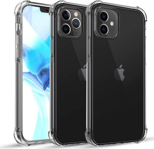 iPhone 12 Pro Kapak Şeffaf Airbag Antishock Köşe Korumalı Silikon Kılıf