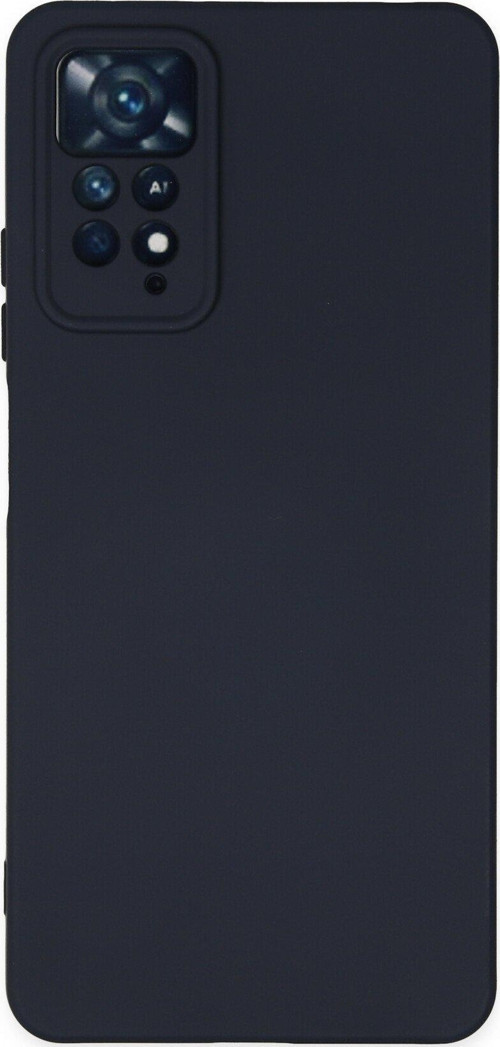 Xiaomi Redmi Note 11 Pro Kapak İçi Kadife Kamera Korumalı Lansman Silikon Kılıf - Lacivert