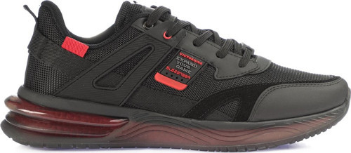 ZEND Erkek Sneaker Ayakkabı Siyah / Kırmızı