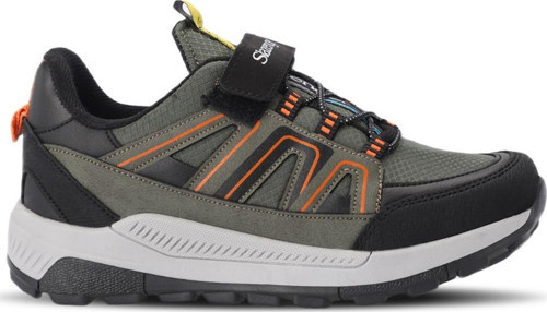 KROSS KTN Unisex Çocuk Sneaker Ayakkabı Haki / Turuncu