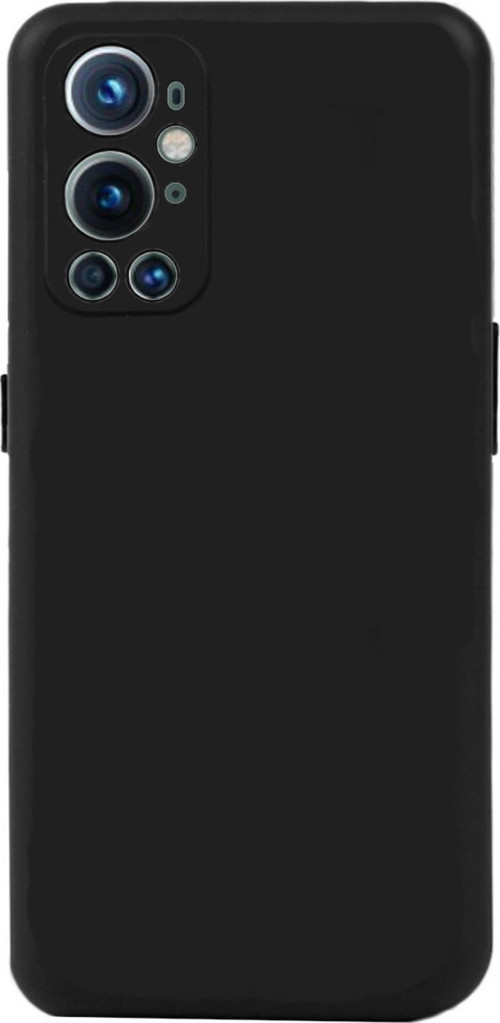 One Plus 9 Pro ile Uyumlu Kapak Mat Siyah Yumuşak Silikon Kılıf