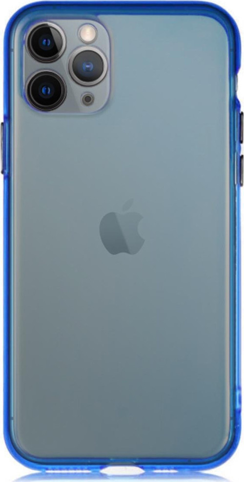 Apple iPhone 11 Pro Kılıf Renkli Şeffaf Kapak - Mavi