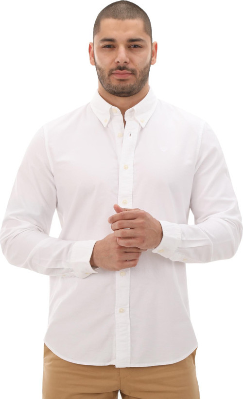 B0A6GPNA941-R Timberland Oxford Shirt Erkek Gömlek Beyaz