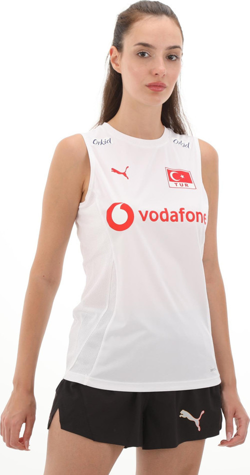 706395-01 Puma Women Vollyball Jersey Kadın Forma Beyaz
