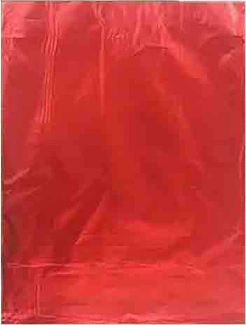 Hediye Paketi İçin Metalize Yapışkanlı Poşet 35X50 CM (100 Adet) Kırmızı