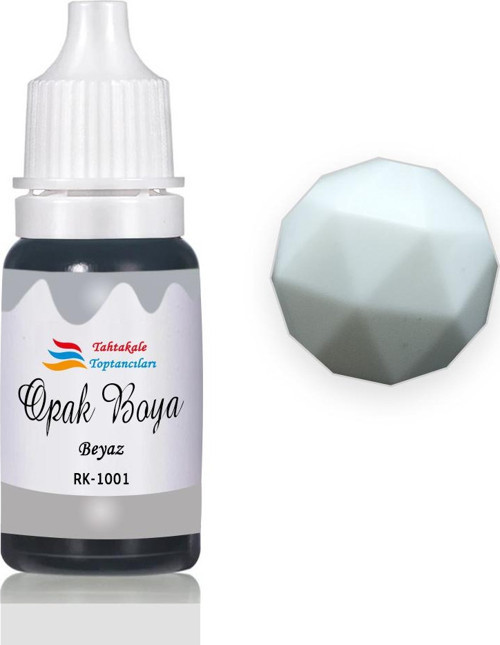 Epoksi Reçine Opak Boya Pigment Opak Epoksi Boyası 20 ML Beyaz - 1001