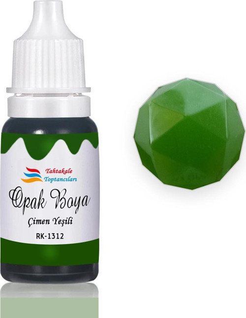 Epoksi Reçine Opak Boya Pigment Opak Epoksi Boyası 20 ML Çimen Yeşili - 1312