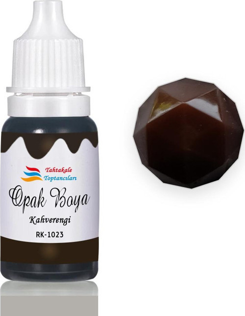 Epoksi Reçine Opak Boya Pigment Opak Epoksi Boyası 20 ML Kahverengi - 1023