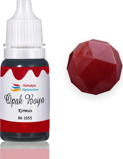 Epoksi Reçine Opak Boya Pigment Opak Epoksi Boyası 20 ML Kırmızı - 1055