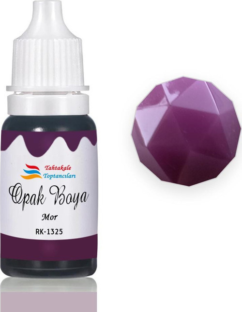 Epoksi Reçine Opak Boya Pigment Opak Epoksi Boyası 20 ML Mor - 1325