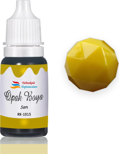 Epoksi Reçine Opak Boya Pigment Opak Epoksi Boyası 20 ML Sarı - 1015