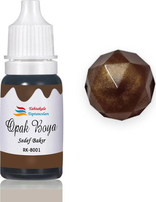 Epoksi Reçine Opak Boya Pigment Opak Epoksi Boyası 20 ML Sedef Bakır - 8001