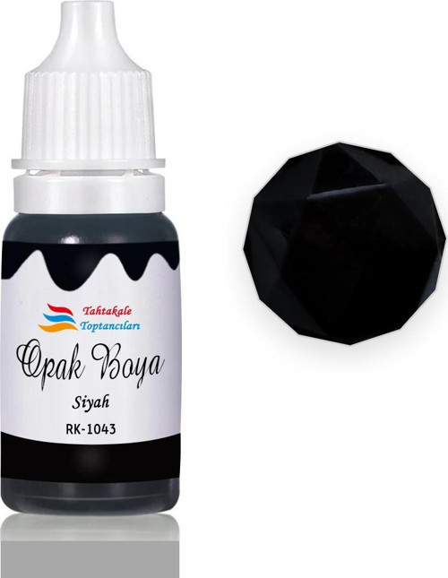 Epoksi Reçine Opak Boya Pigment Opak Epoksi Boyası 20 ML Siyah - 1043