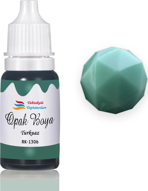 Epoksi Reçine Opak Boya Pigment Opak Epoksi Boyası 20 ML Turkuaz - 1306