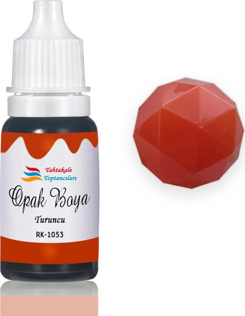 Epoksi Reçine Opak Boya Pigment Opak Epoksi Boyası 20 ML Turuncu - 1053