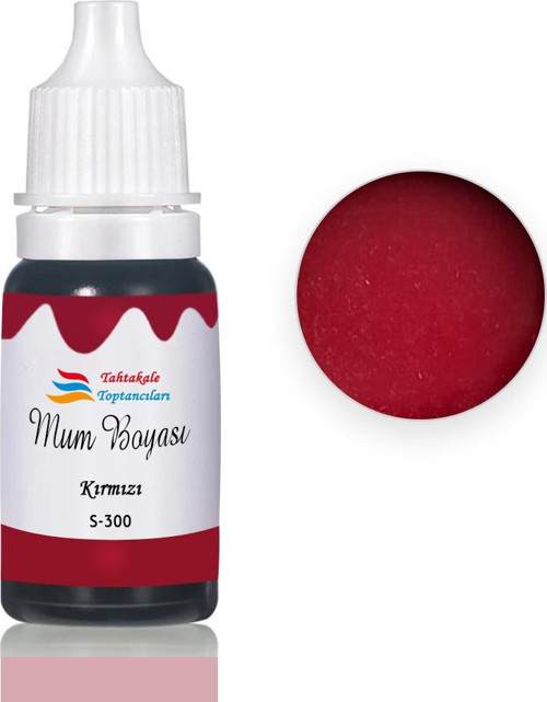 Mum Boyası Sıvı Pigment Boya 20 ML Kırmızı - S300